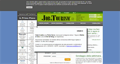 Desktop Screenshot of jobintourism.it